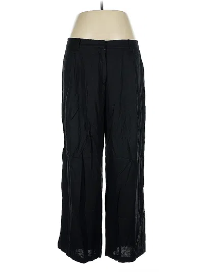 Pre-owned Lioness Linen Pants In Black