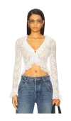 Lioness Long Nights Long Sleeve Shirt Porcelain In White