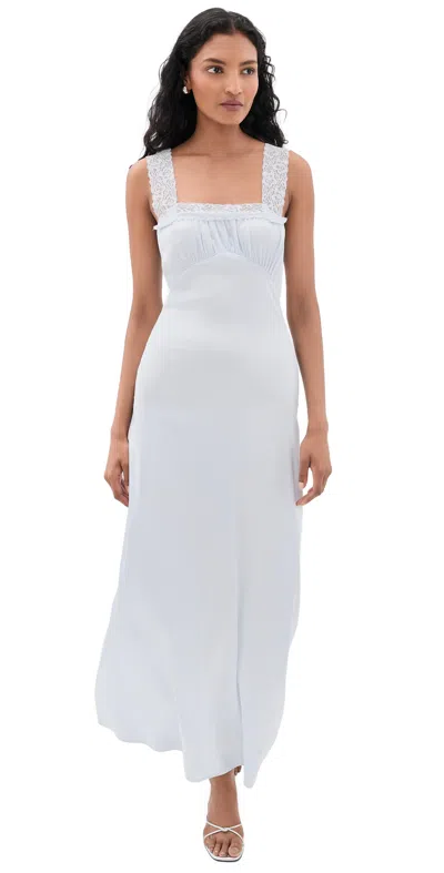 Lioness Love Letters Maxi Dress Baby Blue