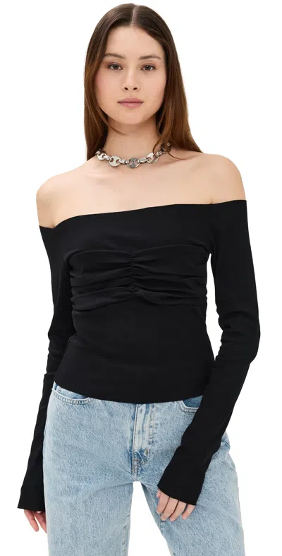 Lioness Lulu Off Shoulder Top Onyx