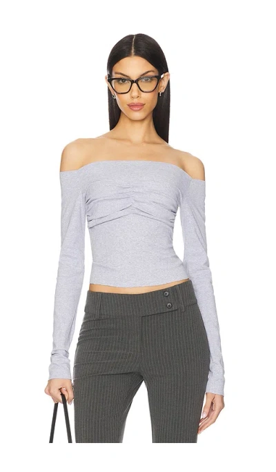 Lioness Lulu Off The Shoulder Top In Cloud