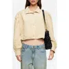 Lioness Luminous Faux Suede Jacket In Neutral