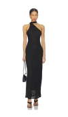 Lioness Lux Lace Maxi Dress In Black
