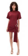 Lioness Martini Mini Dress Merlot In Brown