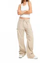Lioness Miami Vice Low Rise Carpenter Jeans In Neutral