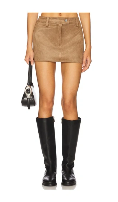 Lioness Mirage Mini Skirt In Brown