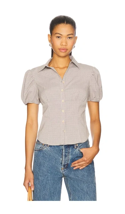 Lioness Mon Cheri Blouse In Brown