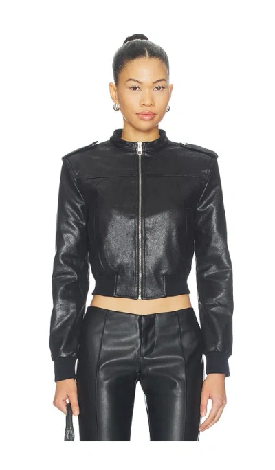 Lioness Muse Bomber In Black