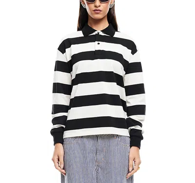Lioness Nautica Rugby Shirt In Ink Stripe