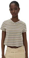 Lioness North Light V Neck Short Sleeve T-shirt In Multi