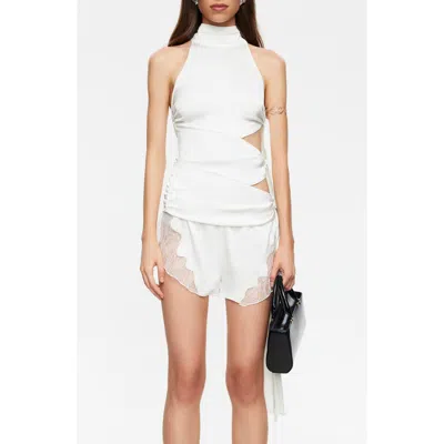 Lioness Odette Cutout Sleeveless Top In White