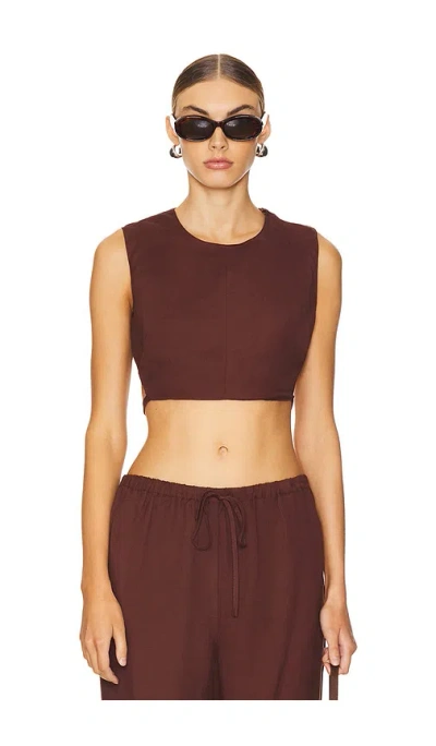 Lioness Off Duty Top In 초콜렛
