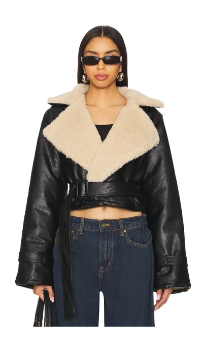 Lioness Off Duty Jacket In Onyx