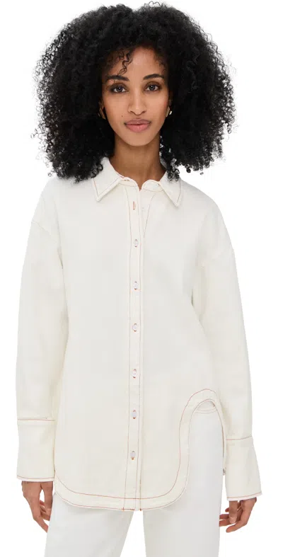 Lioness Off Duty Shirt Porcelain