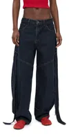 Lioness Offshore Jeans Dark Denim In Multi
