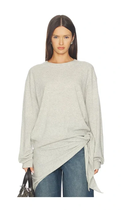 Lioness Olsen Knit Top In Gray