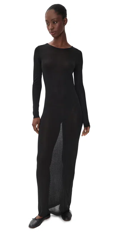 Lioness Pacific Maxi Dress Onyx In Black