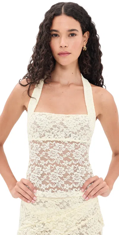 Lioness Palisades Halter Top Lemontini