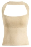 Lioness Palisades Halter Top In Oyster