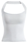 Lioness Palisades Halter Top In Silver