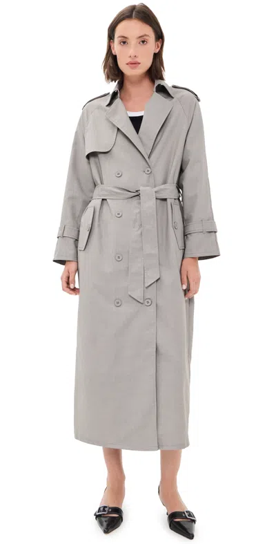 Lioness Penny Trench Coat Ash