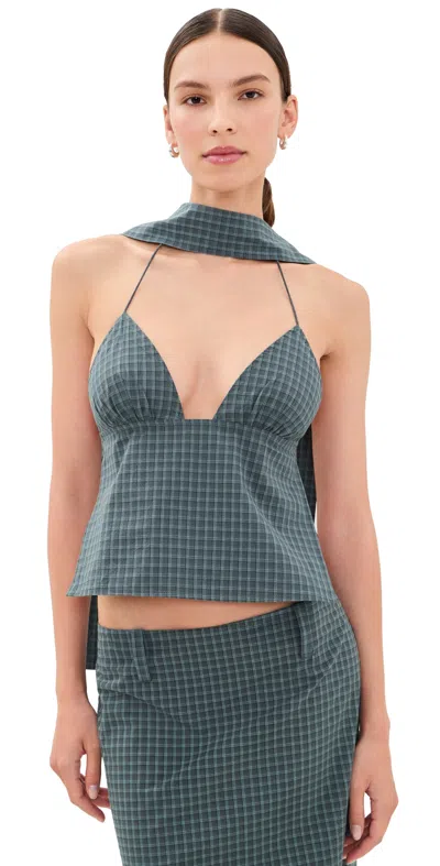 Lioness Play On Halter Top Navy In Blue