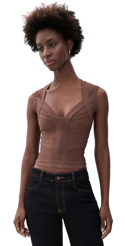 Lioness Princess Tank Coffee In Brown