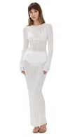 Lioness Prophecy Maxi Dress Porcelain In Porcelain