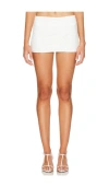 Lioness Prophecy Mini Skirt In White