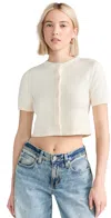 Lioness Pure Top Ivory Xxs In Ivory