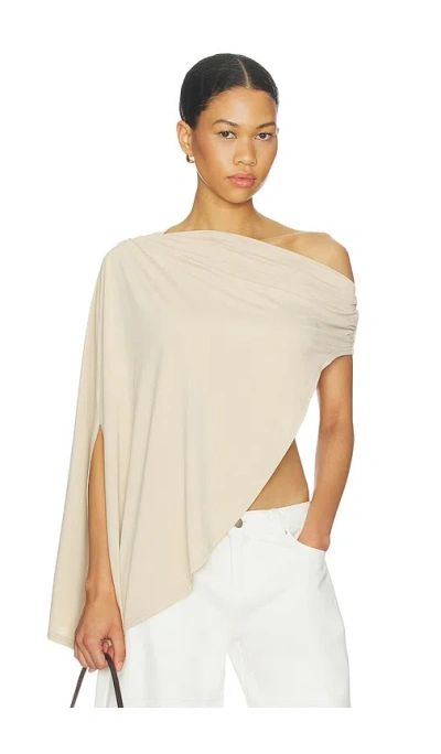 Lioness Reborn Poncho In Stone