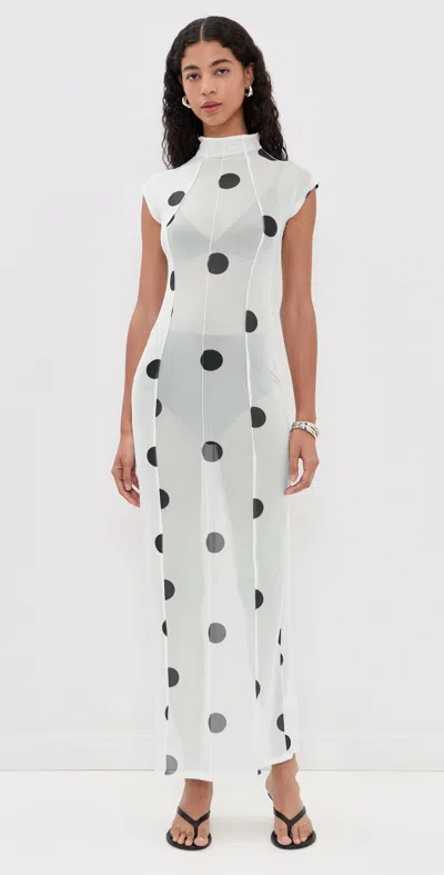 Lioness Redefined Maxi Dress Moonlight Polka In Multi