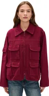 Lioness Renacida Jacket Burgundy In Red