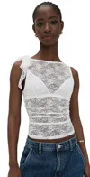 Lioness Rendezvous Top Porcelain In White