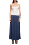 Lioness Renissance Mixed Media Maxi Dress In Multi
