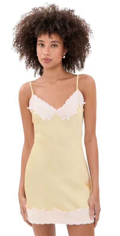 Lioness Rhode Mini Dress Butter Yellow