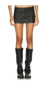 Lioness Rhode Mini Skirt In Onyx