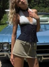 Lioness Rhode Mini Skort In Brown