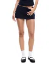 Lioness Womens Solid Ramie Skort In Blue
