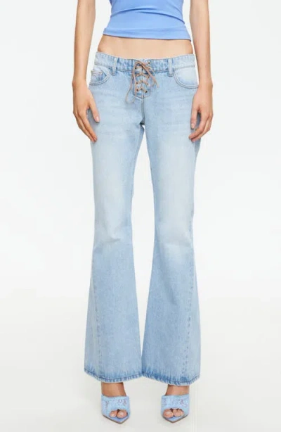 Lioness Richie Flare Jeans In Blue