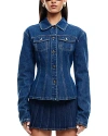 Lioness Rider Denim Jacket In Blue Denim