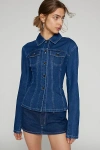 Lioness Rider Denim Jacket In Indigo