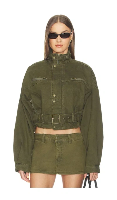 Lioness Rinata Jacket In Green