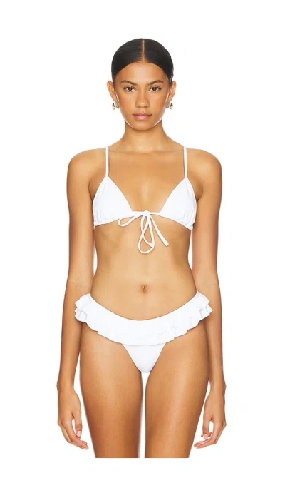 Lioness Rio Tie Top In Porcelain