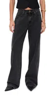 Lioness Rising Jeans Washed Onyx In Black