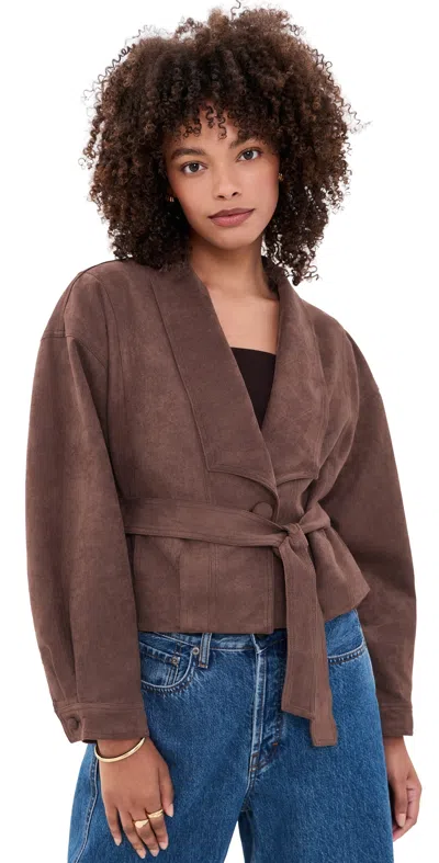 Lioness Ritz Jacket Truffle In Brown