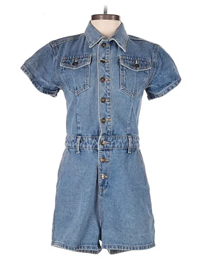 Pre-owned Lioness Romper In Blue