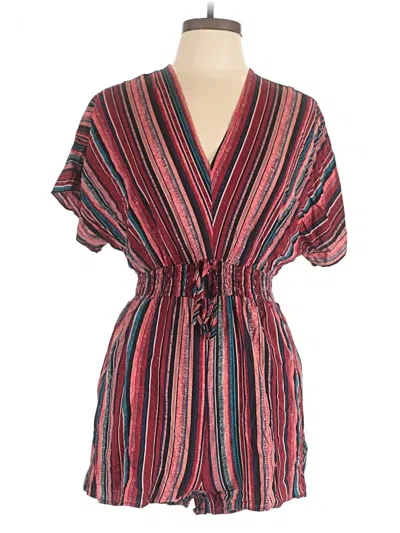 Pre-owned Lioness Romper In Red