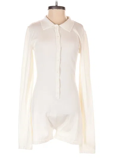 Pre-owned Lioness Romper In White