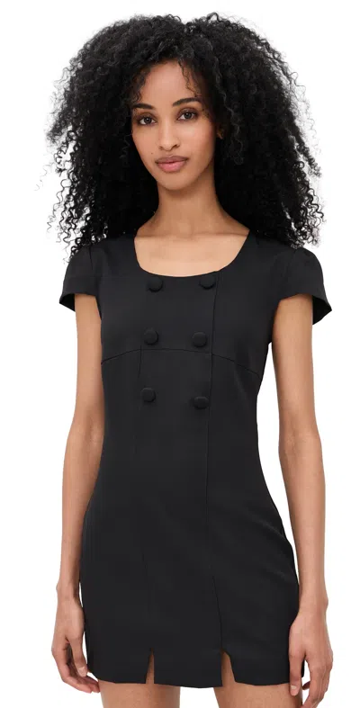 Lioness Rosa Mini Dress Noir In Black